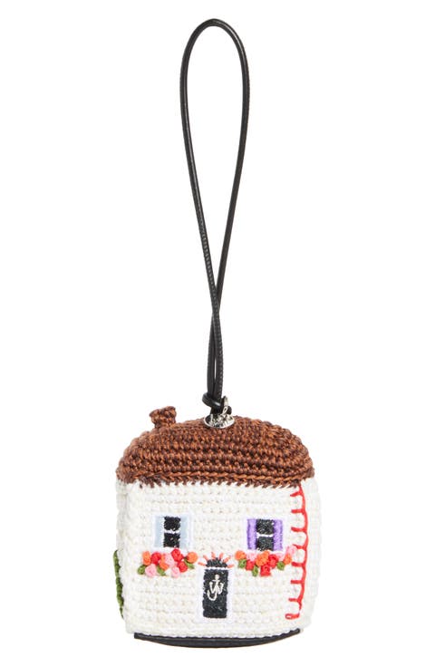 House Crochet Bag Charm