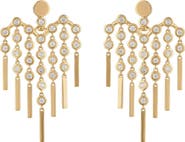 EDEN PRESLEY Love Fringe Transformer Diamond Drop Earrings