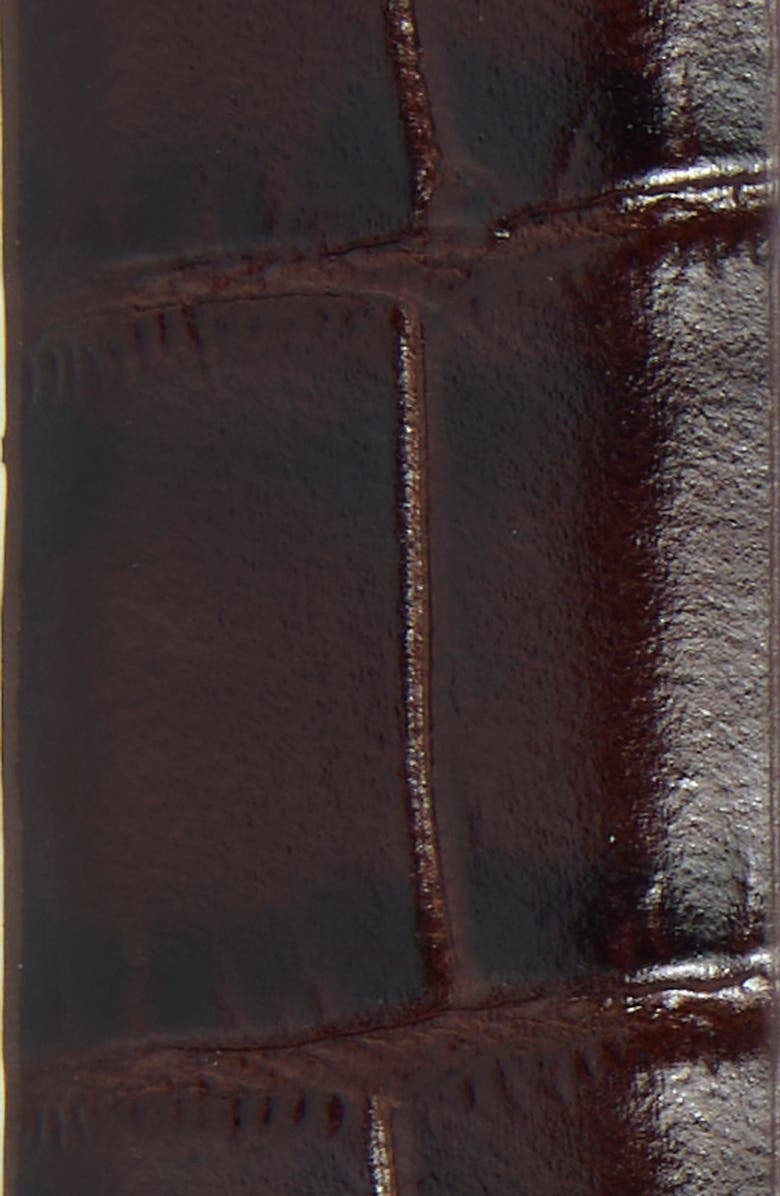 Madewell Elongated Buckle Belt, Alternate, color, Chocolate Raisin