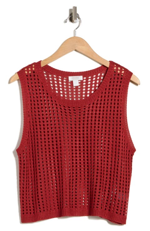 Open Knit Tank