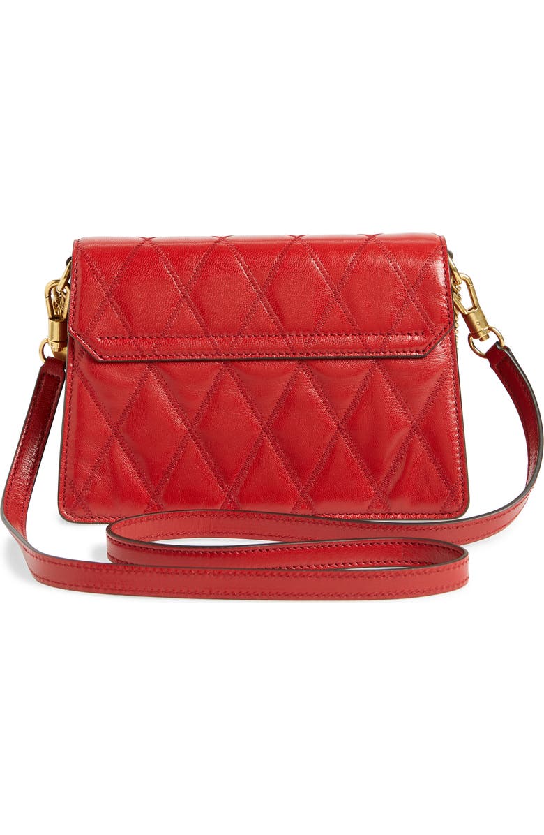 Givenchy Small GV3 Diamond Quilted Leather Crossbody Bag, Alternate, color,