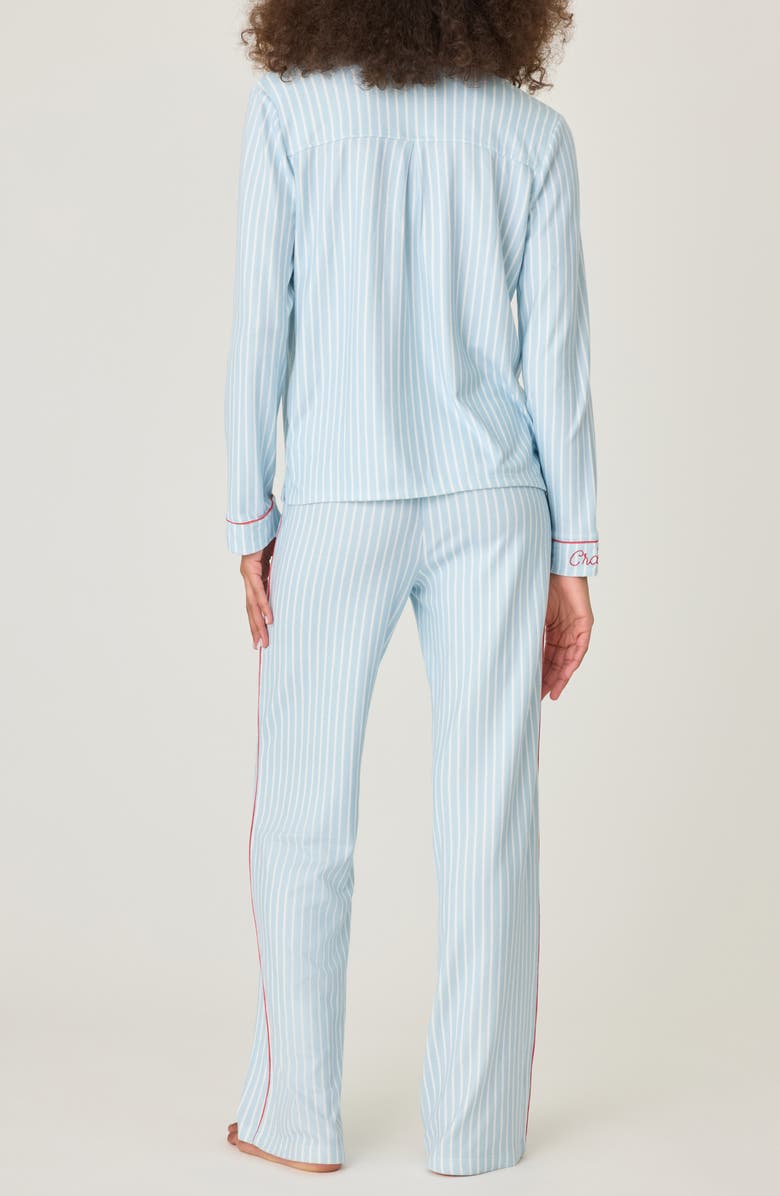 PJ Salvage Martime Pajamas with Sleep Mask, Alternate, color, 