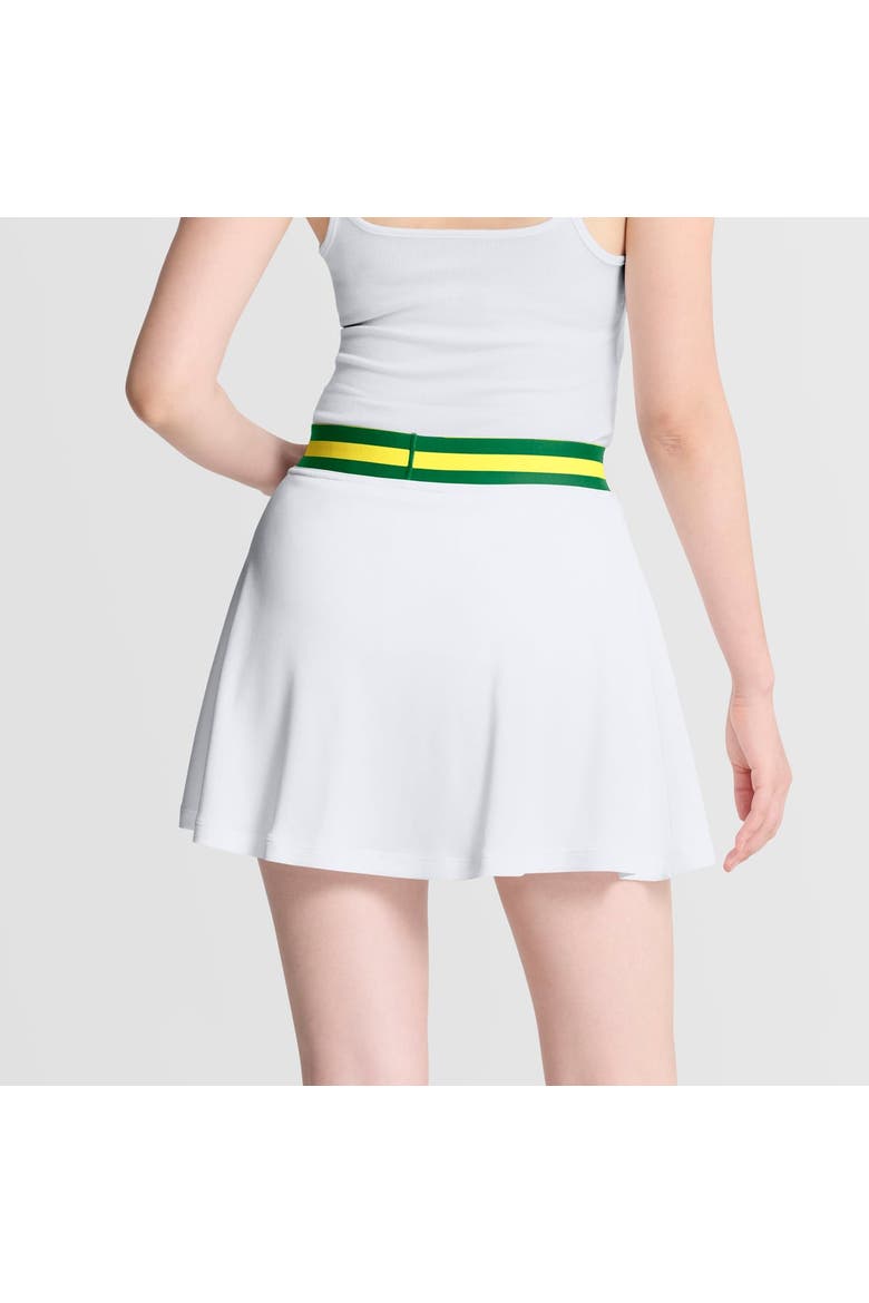 Women's Nike White Oregon Ducks Legacy Heritage Dri-FIT Skort, Alternate, color, White
