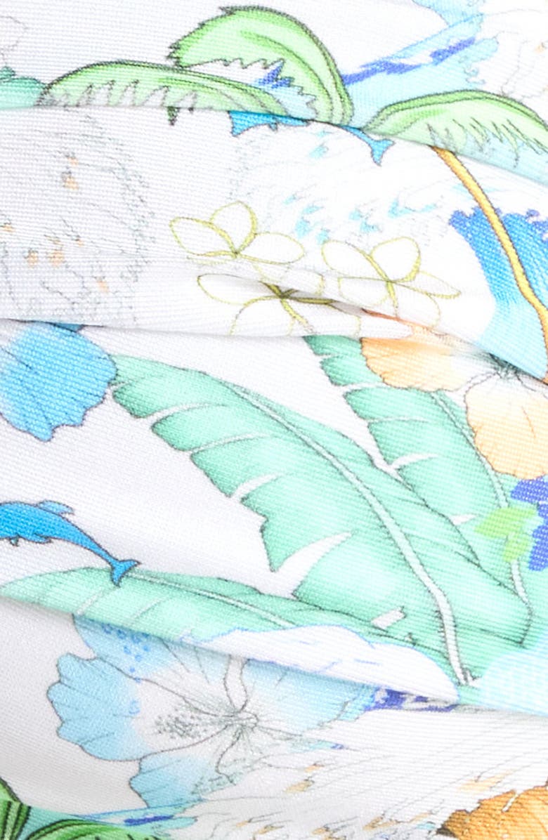 Kulani Kinis Strapless O-Ring Bikini Top, Alternate, color, Blue Crush