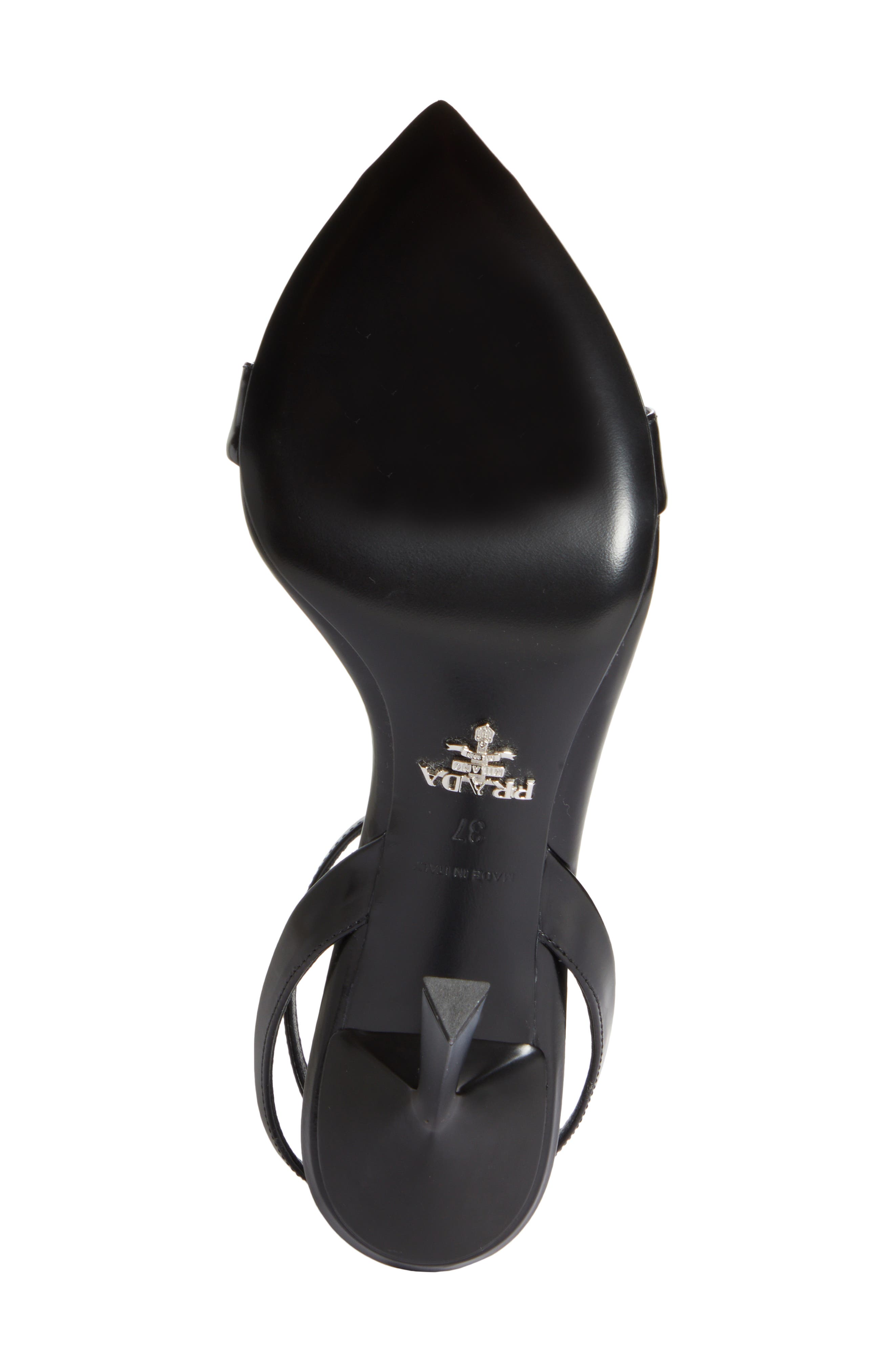 Prada Pointed Toe Sandal, Alternate, color, 
