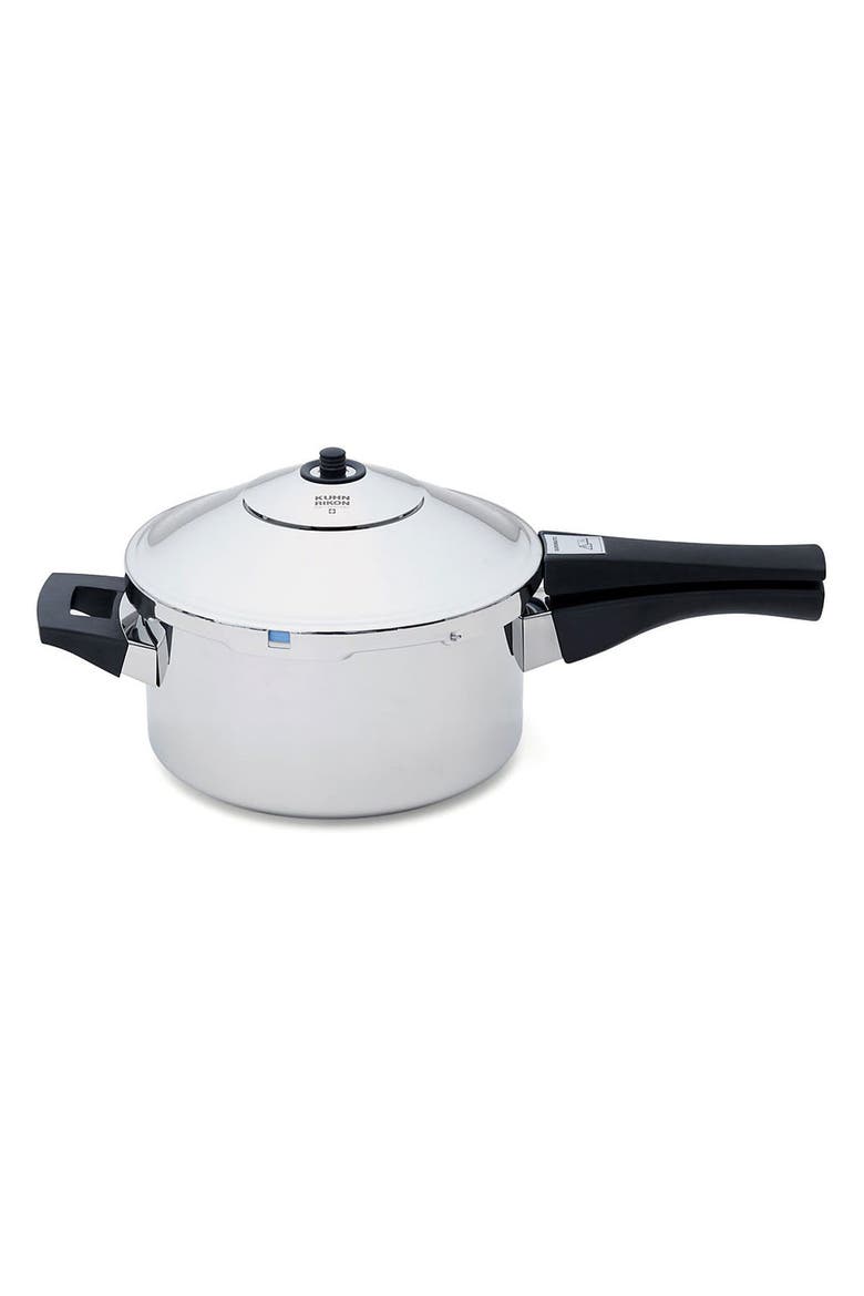 Duromatic Stainless Steel Saucepan Pressure Cooker, 3.7 Qt, Main, color, Silver