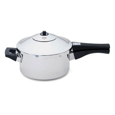 Duromatic Stainless Steel Saucepan Pressure Cooker, 3.7 Qt