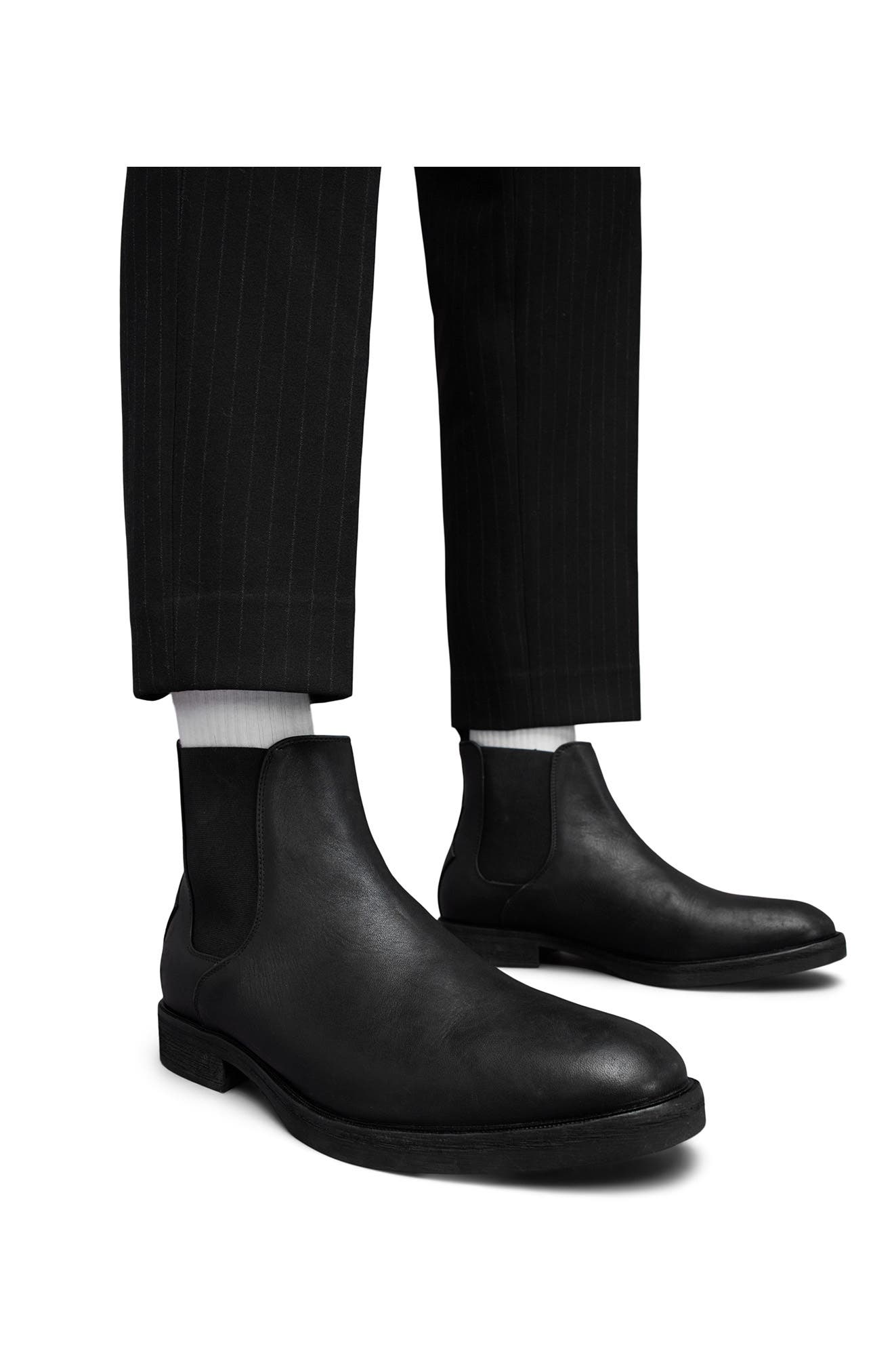 AllSaints Creed Chelsea Boot, Alternate, color, 