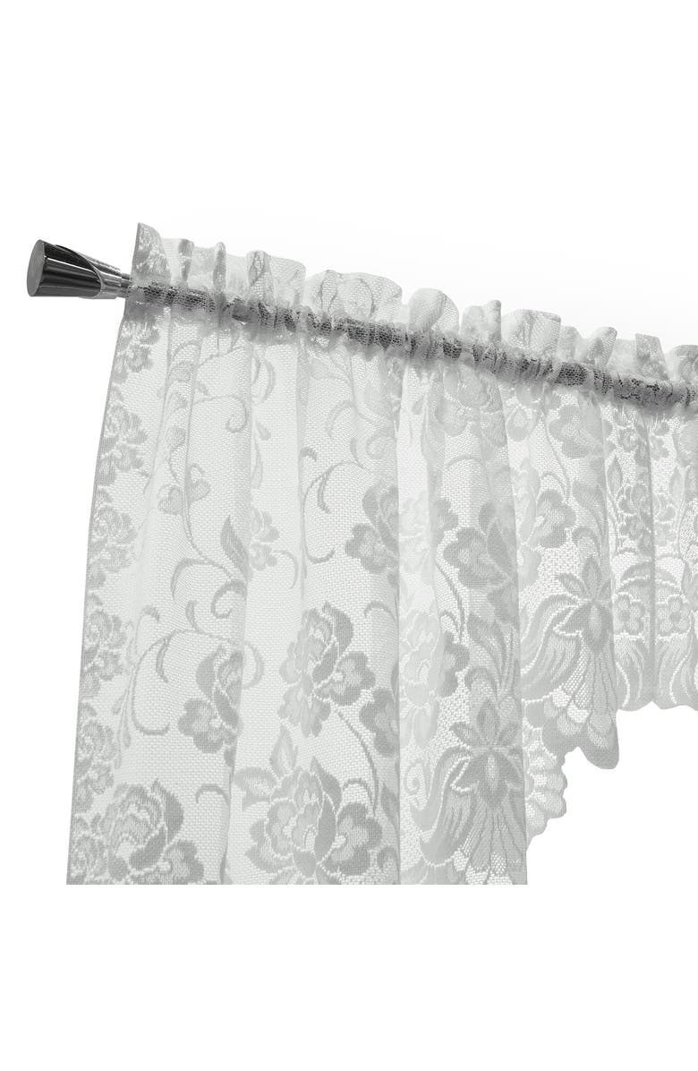 Outdoor Decor by Commonwealth Floral Lace Valance Swag, Alternate, color, 