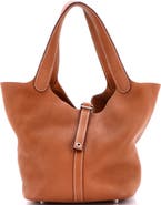 Pre-Owned Hermes Picotin Lock Bag Clemence MM