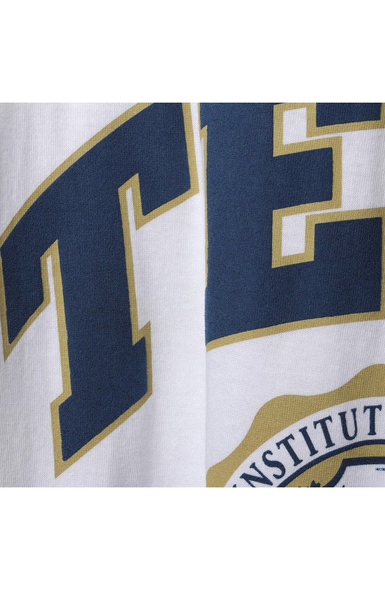 PRESSBOX Women's Pressbox White Georgia Tech Yellow Jackets Edith Long Sleeve T-Shirt, Alternate, color, 