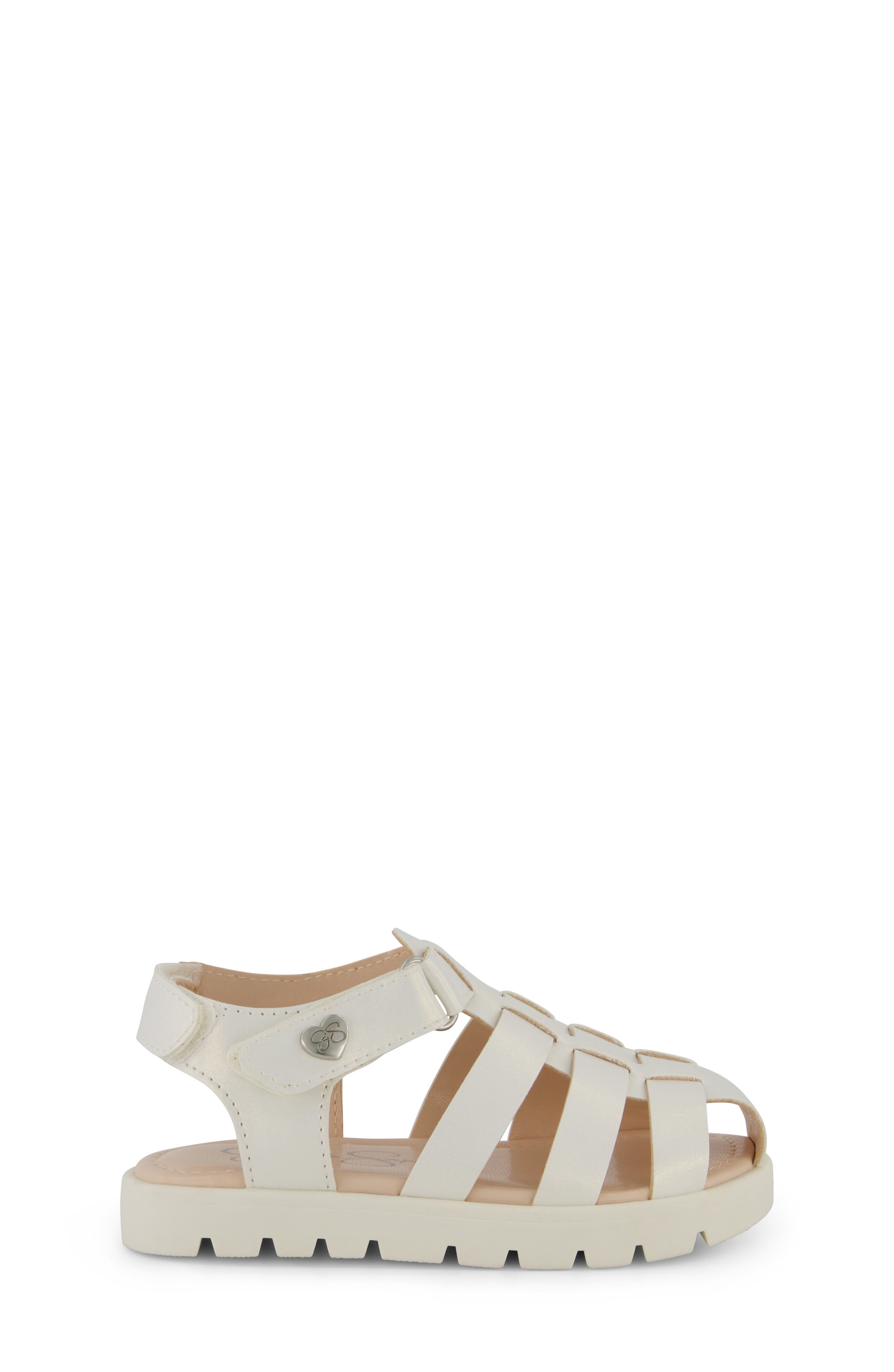 Jessica Simpson Kids Tia Fisher Sandal, Alternate, color, White