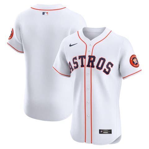 Men's Nike  White Houston Astros Home Vapor Premier Elite Patch Jersey