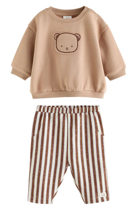 Kids' Bear Sweatshirt and Pants Set