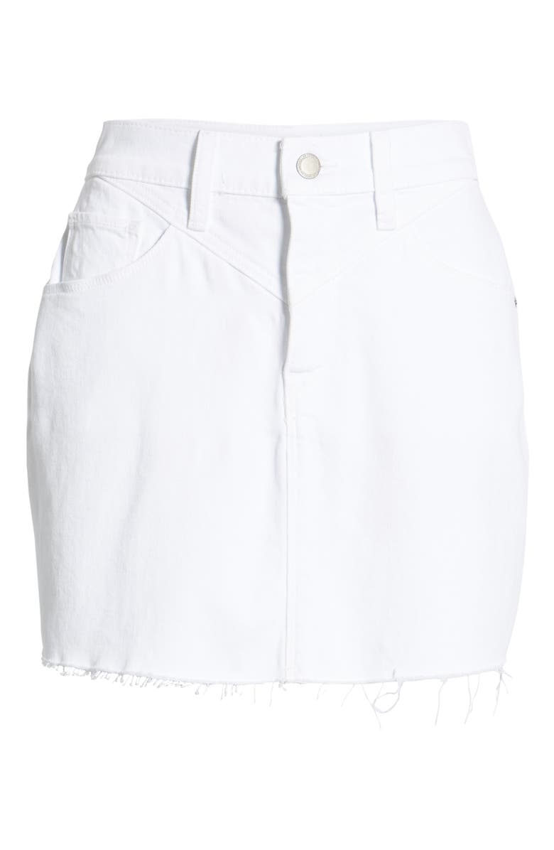 Hudson Jeans The Viper Denim Miniskirt, Alternate, color, 