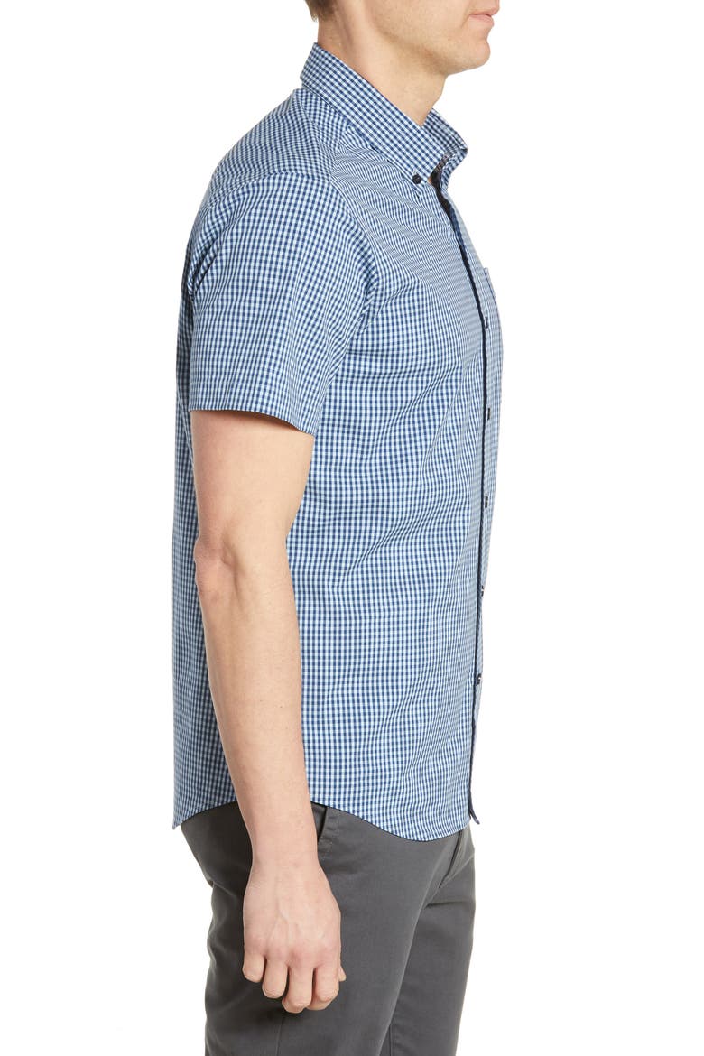 Anchor Classic Fit Gingham Shirt, Alternate, color, ZEN BLUE