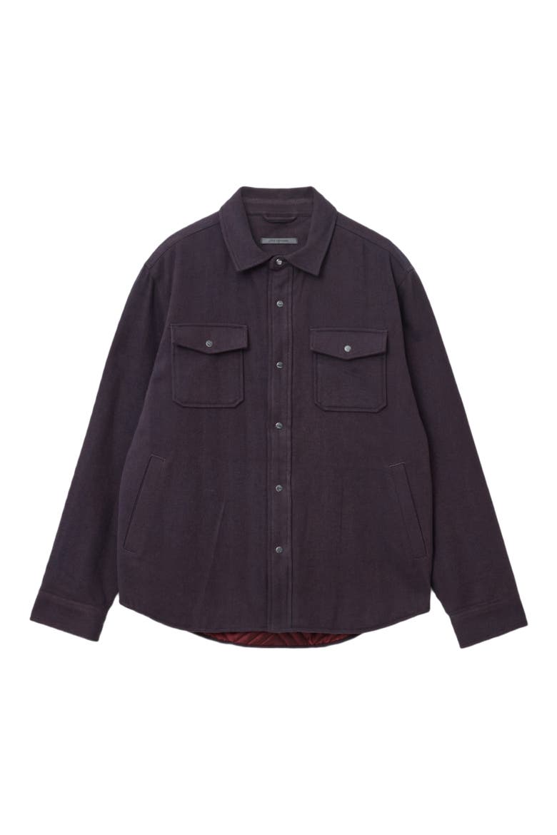 Jameson Herringbone Snap Jacket, Alternate, color, MERLOT