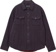 John Varvatos Jameson Herringbone Snap Jacket