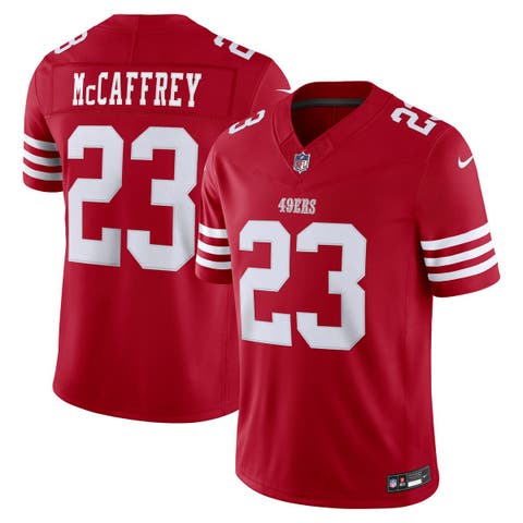 Men's Nike Christian McCaffrey Scarlet San Francisco 49ers Team Vapor F.U.S.E. Stitched Limited Jersey