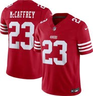 Nike Men's Nike Christian McCaffrey Scarlet San Francisco 49ers Team Vapor F.U.S.E. Stitched Limited Jersey
