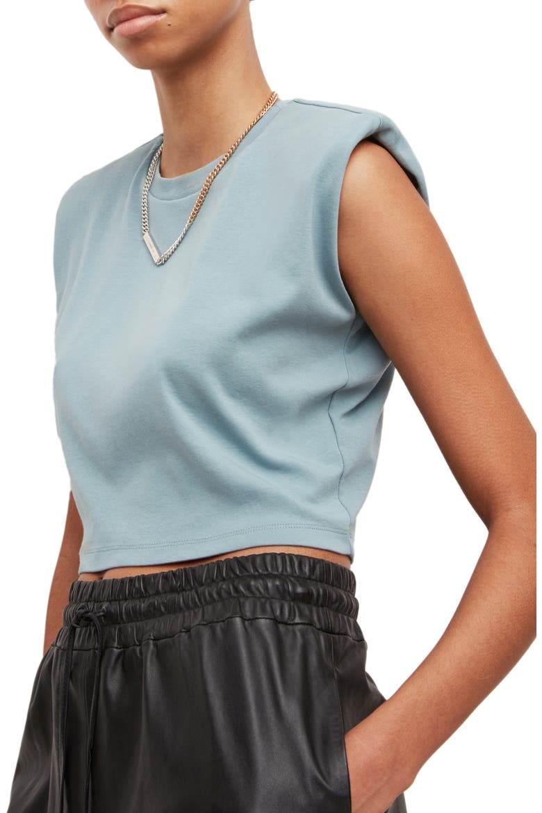 Coni Crop Muscle Tank, Alternate, color, DUSK BLUE