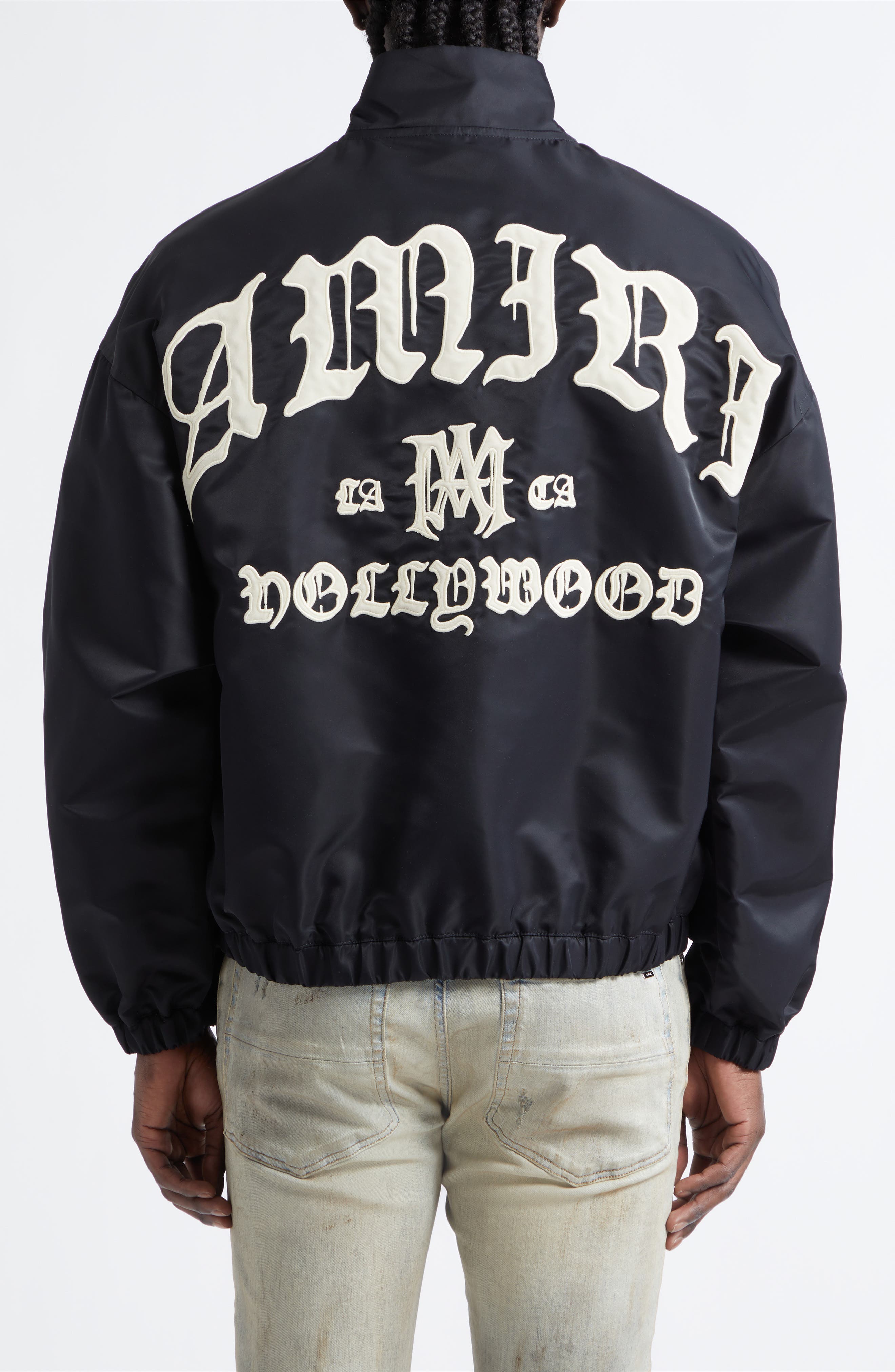 Hollywood Logo Applique Blouson Jacket - image 2