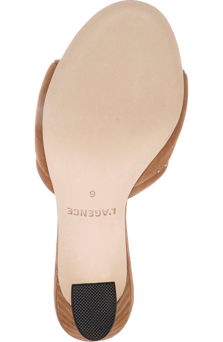 L'AGENCE Lille Sandal, Alternate, color, Sand Suede