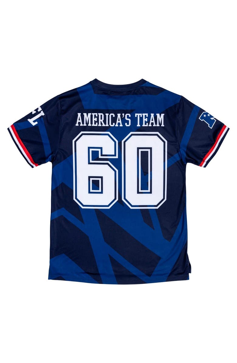 NFL Men's Navy Dallas Cowboys America's Team Fashion Soccer Top, Alternate, color, Navy