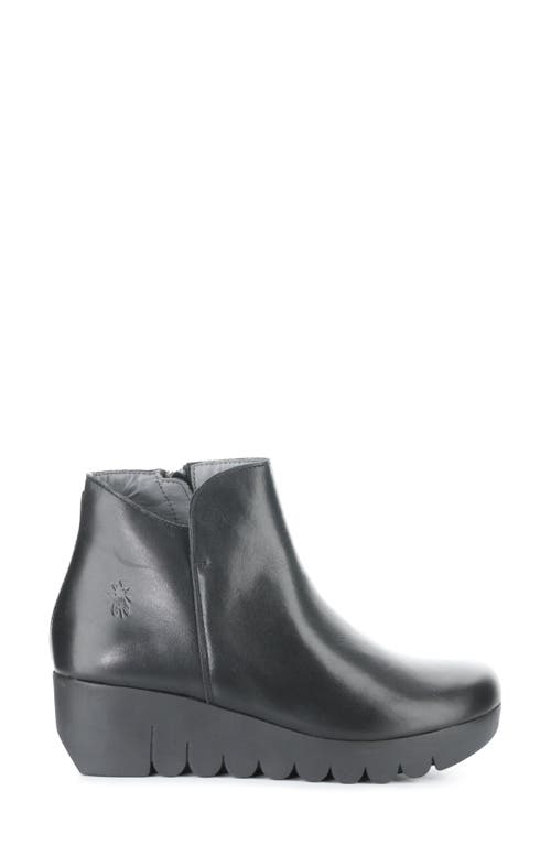 Fly London Vang Wedge Bootie In Black