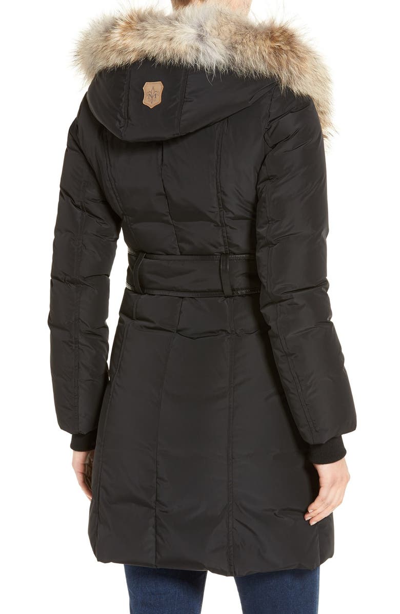 Mackage Down Puffer with Coyote Fur Trim, Alternate, color,