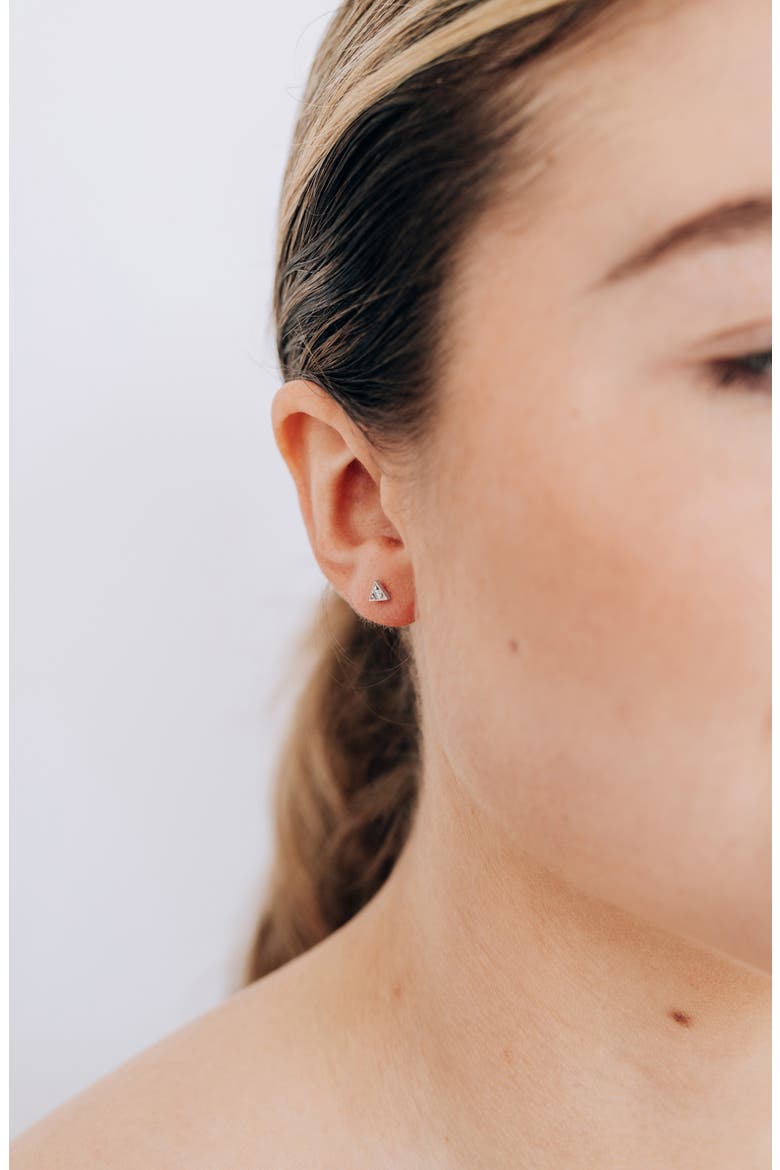 Cleo Stud Earrings, Alternate, color, SILVER