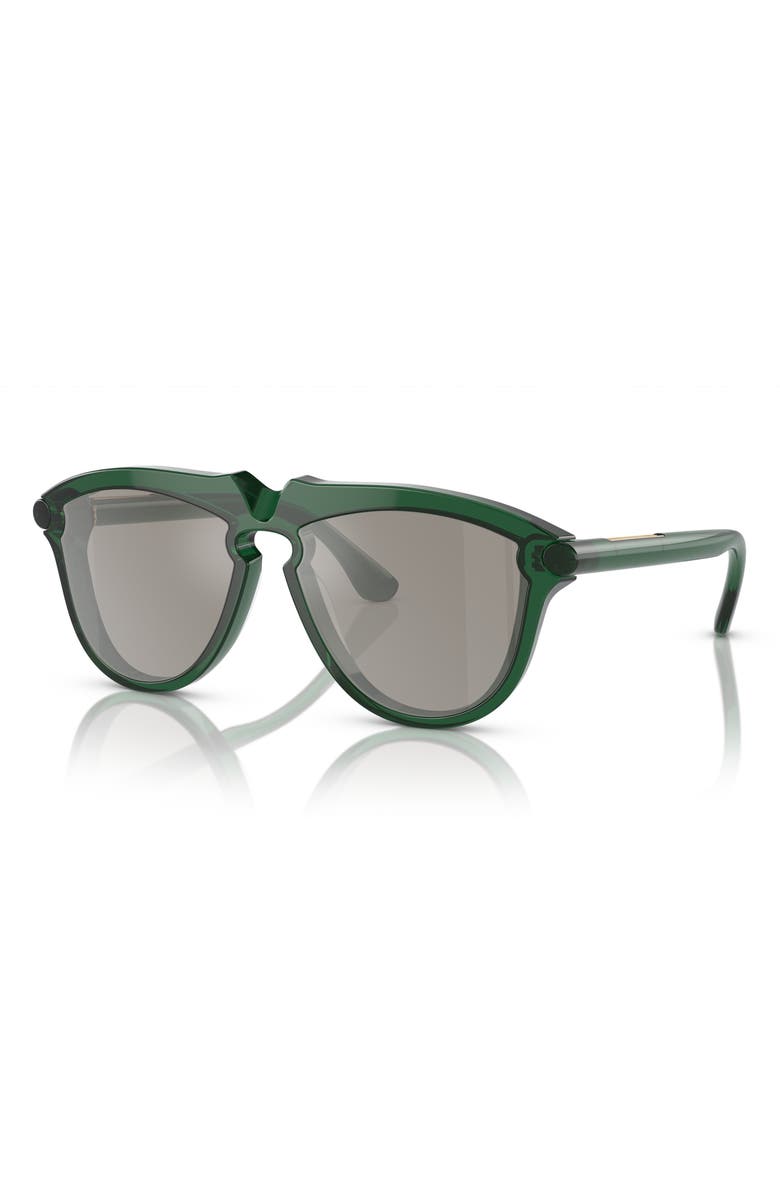 Burberry 58mm Pilot Sunglasses, Alternate, color, Green