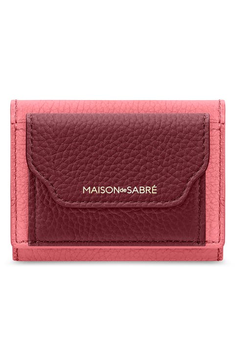 Leather Compact Trifold