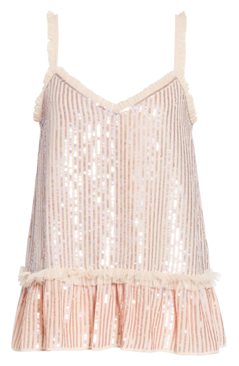 Needle & Thread Gloss Sequin Camisole, Alternate, color, 