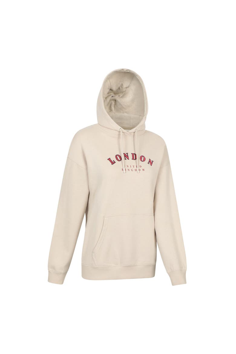 London Graphic Hoodie, Alternate, color, Beige