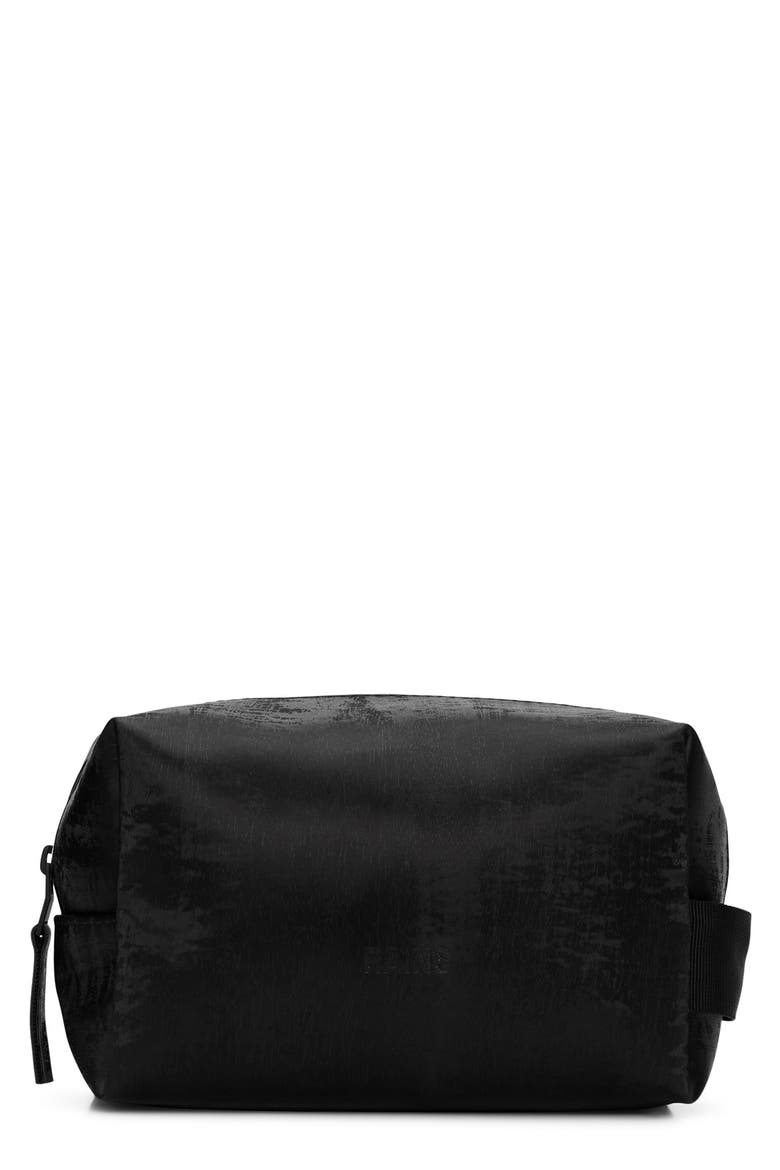 Small Waterproof Toiletry Bag, Main, color, COAL