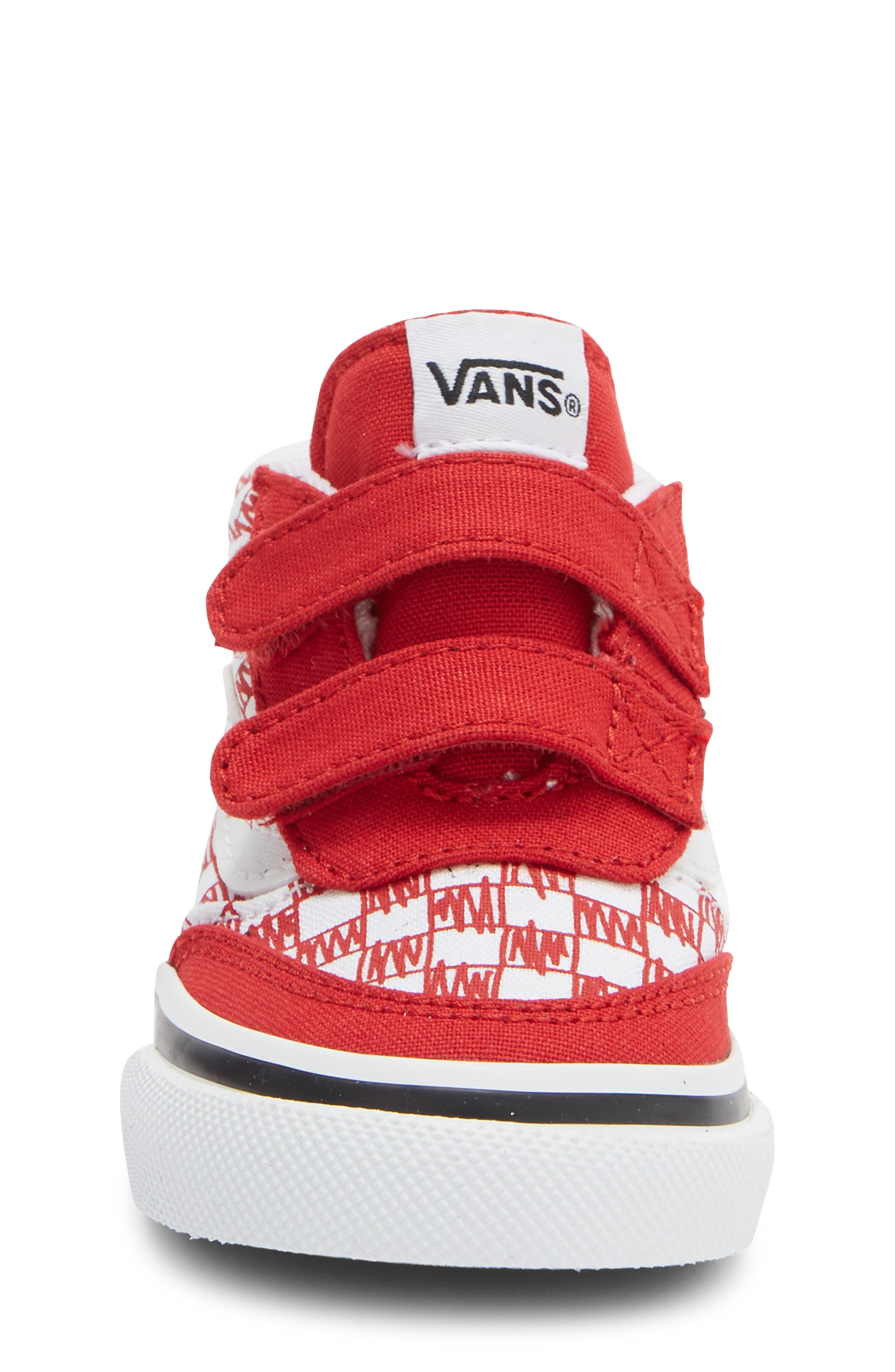 Kids' Brooklyn Mid Sneaker, Alternate, color, SUNSET RUBY