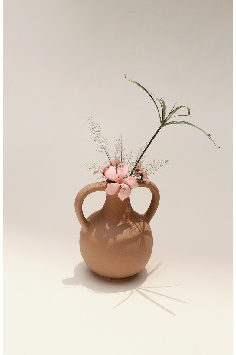 Harappan Vase - Bobble, Alternate, color, Terracotta