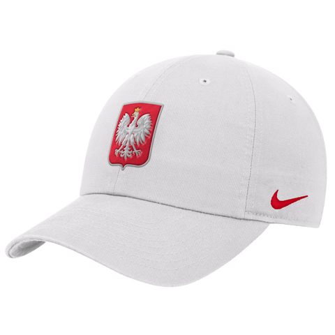 Men's Nike  White Poland National Team Club Adjustable Hat