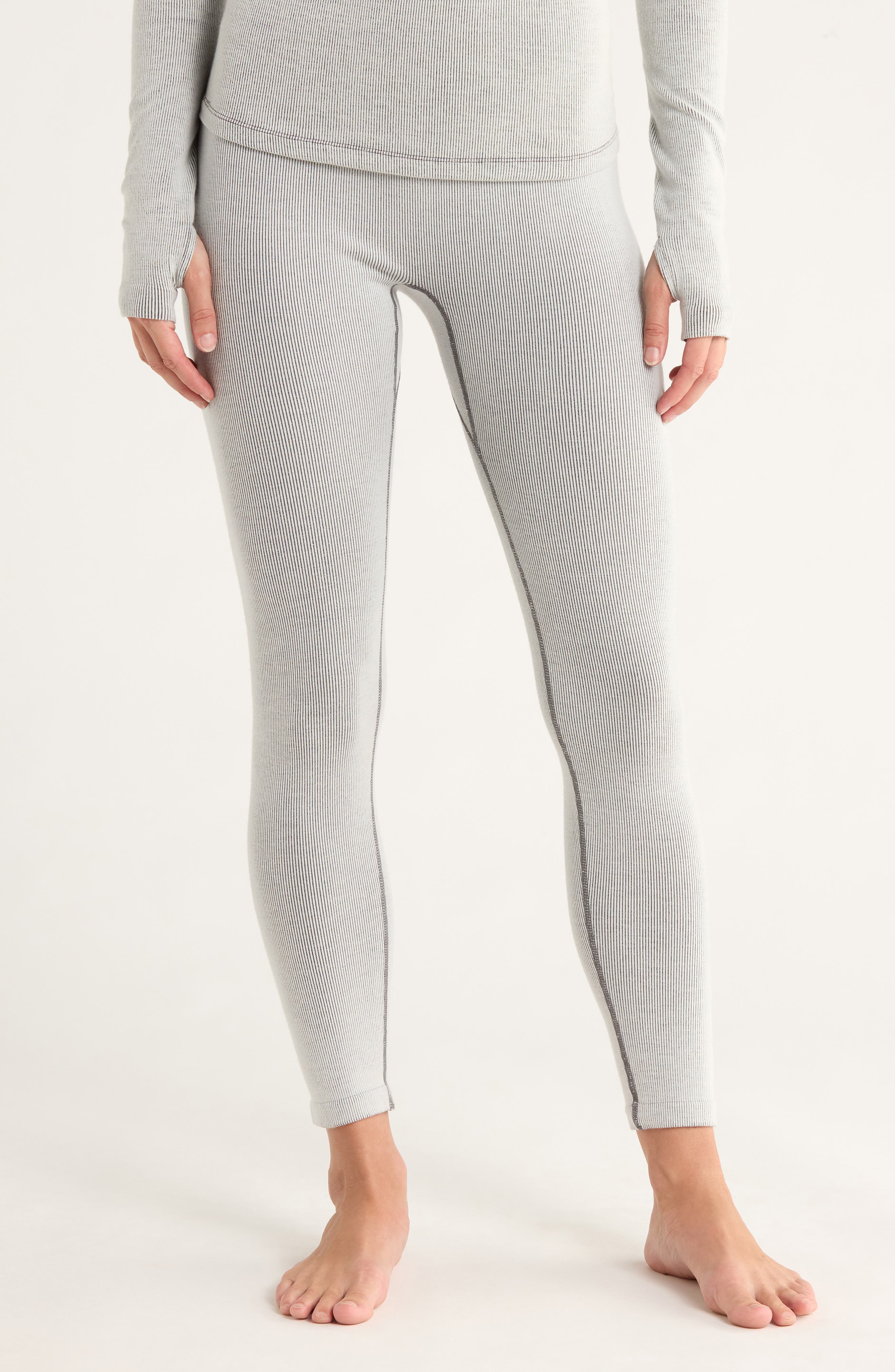 Free People Cool Down Wool Blend Base Layer Leggings