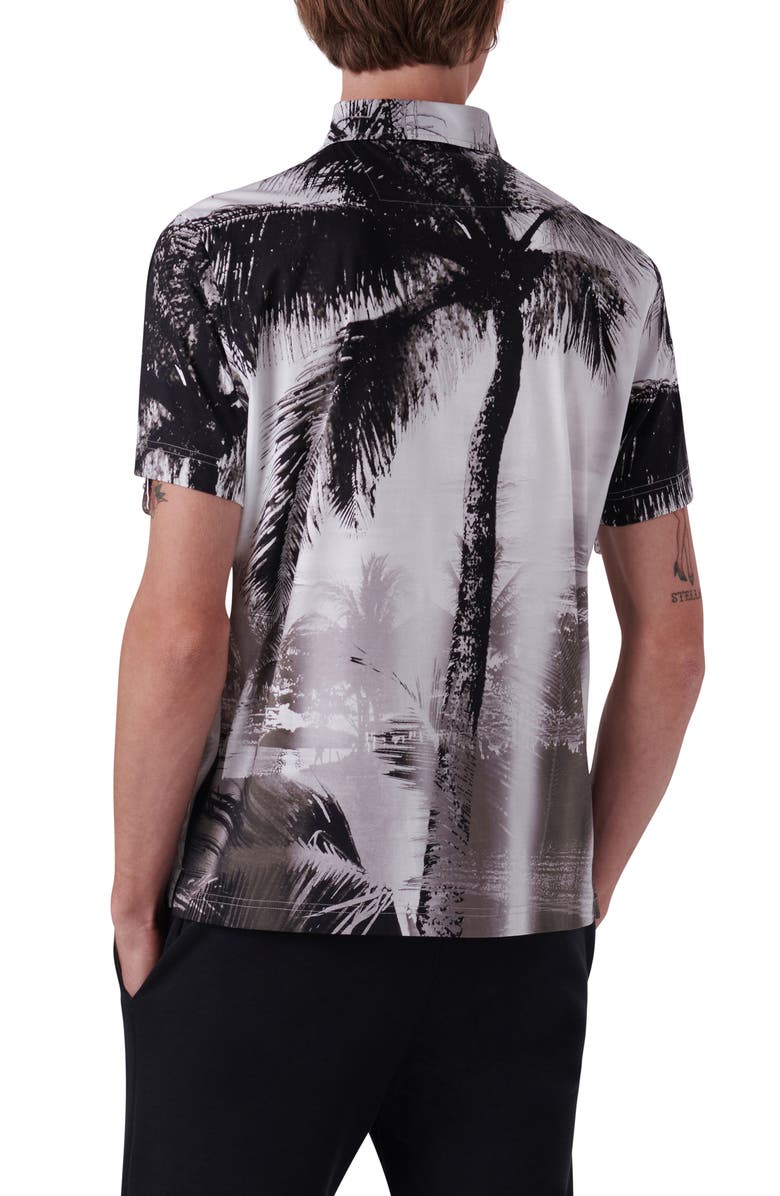 Bugatchi Digital Print Cotton Polo Shirt, Alternate, color,