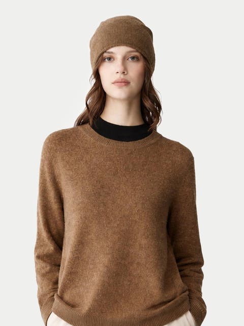 $99 Cashmere Hat & Sweater Set