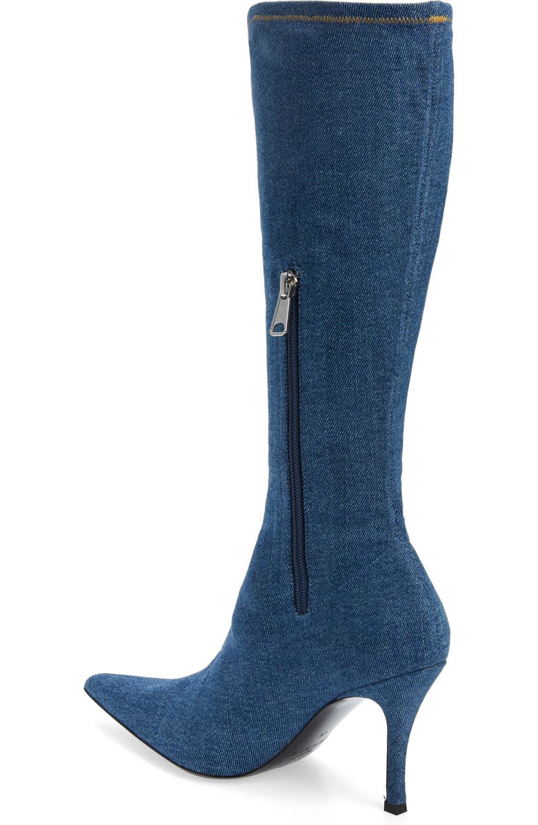 DIESEL<sup>®</sup> Denim Knee High Boot, Alternate, color,