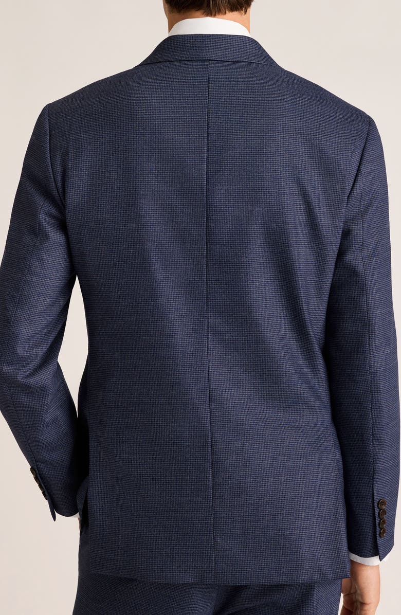 Bonobos Jetsetter Houndstooth Stretch Wool Suit Jacket, Alternate, color, Blue Navy Houndstooth