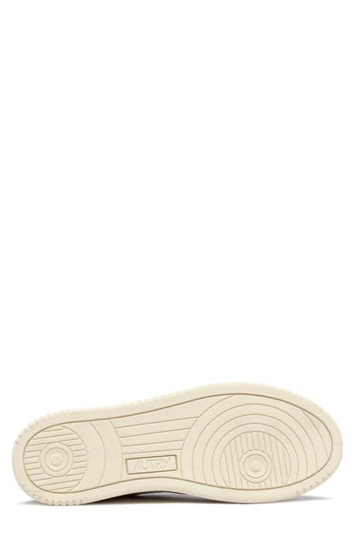 Autry 'medalist Low' Blue Sneakers With Contrasting Heel And Inserts In Multi