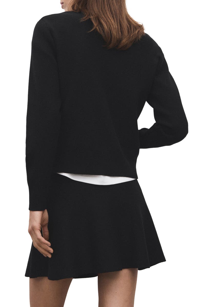 MANGO Crewneck Cardigan, Alternate, color, 