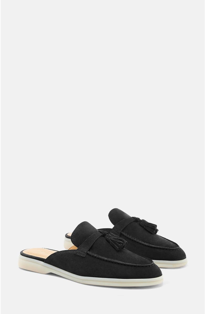 SCAROSSO Lucrezia Mules, Main, color, Black Edit - Suede