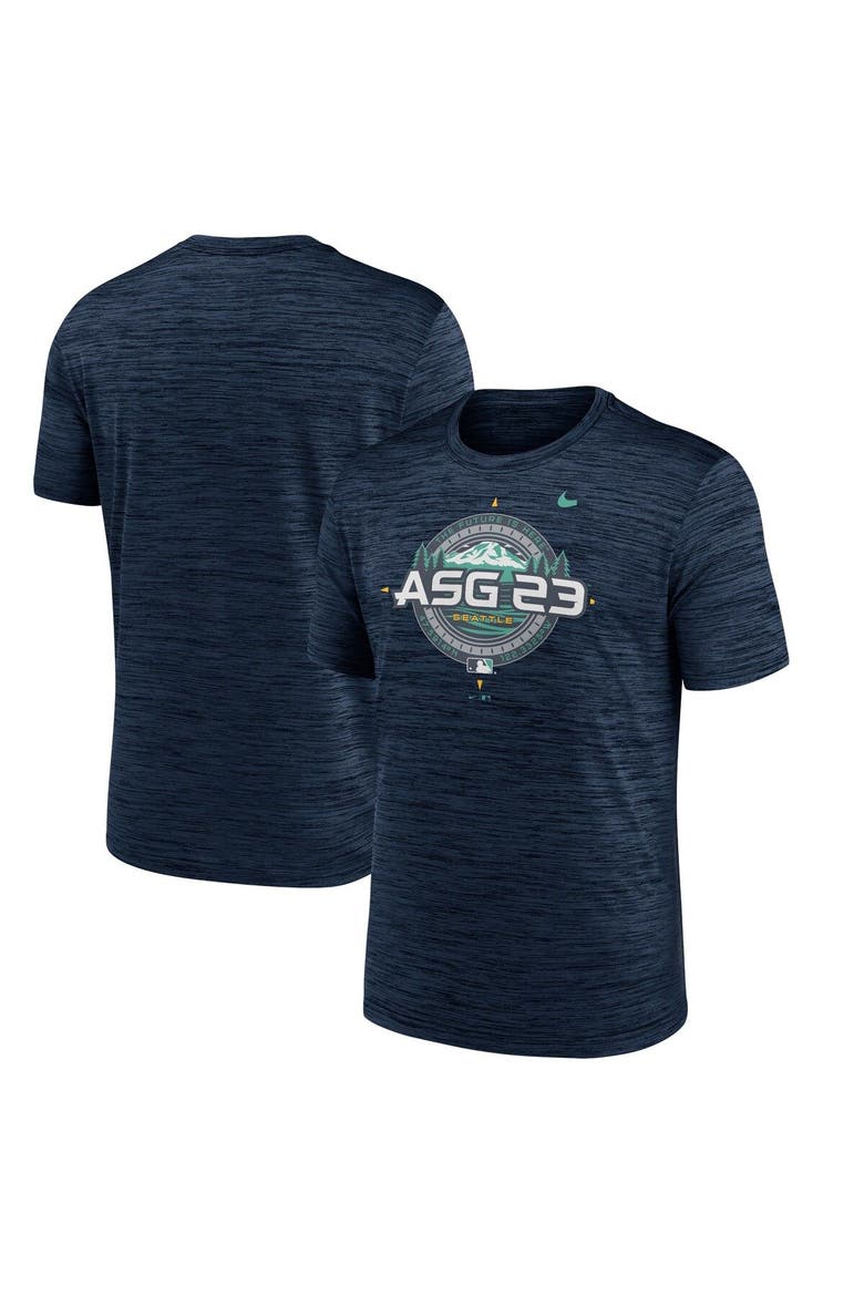 Men's Nike  Navy 2023 MLB All-Star Game Compass Velocity Performance T-Shirt, Alternate, color, Navy