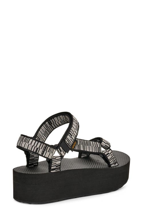Teva Universal Platform Sandal In Black