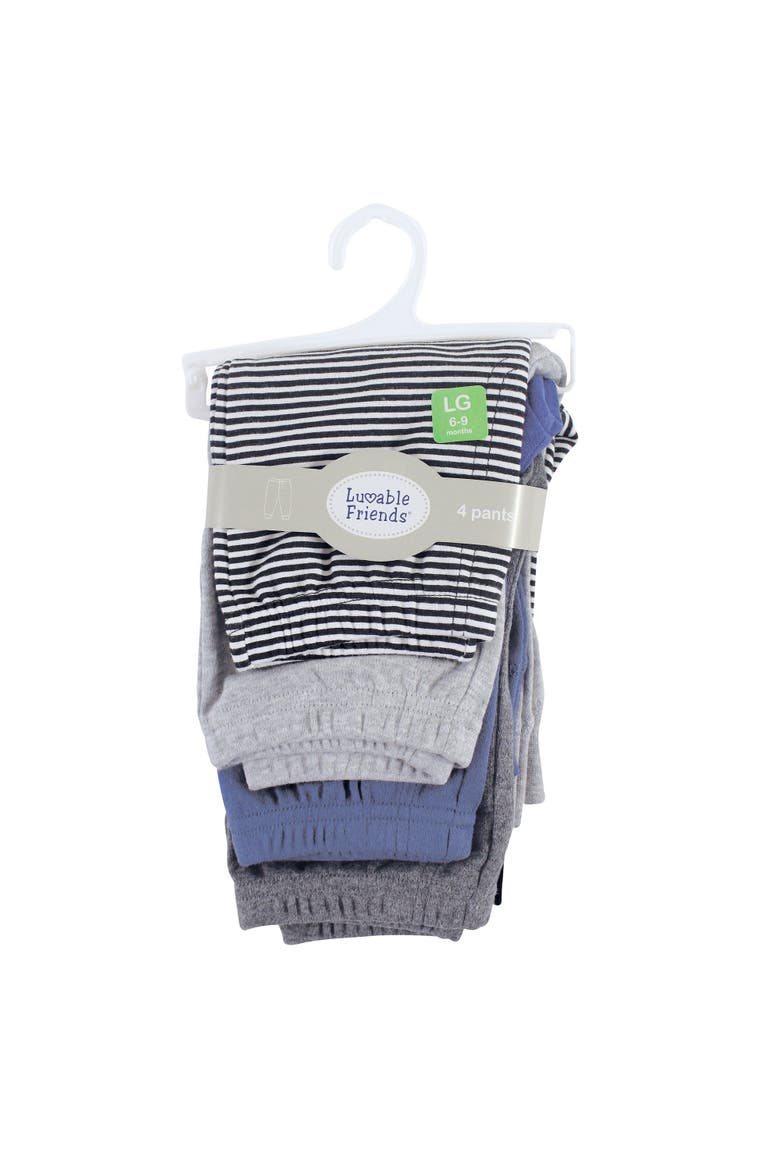 4-Pack Pants Bottoms Collection, Alternate, color, Black Stripe 4-Pack